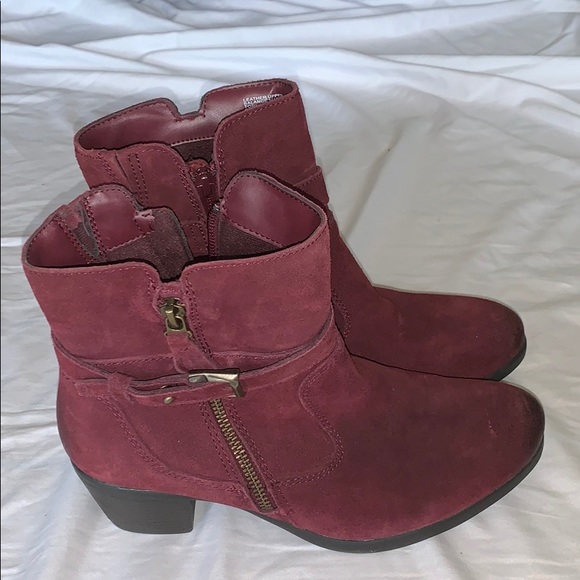 Earth Origins Shoes - Earth Origins 9.5 Burgundy Booties